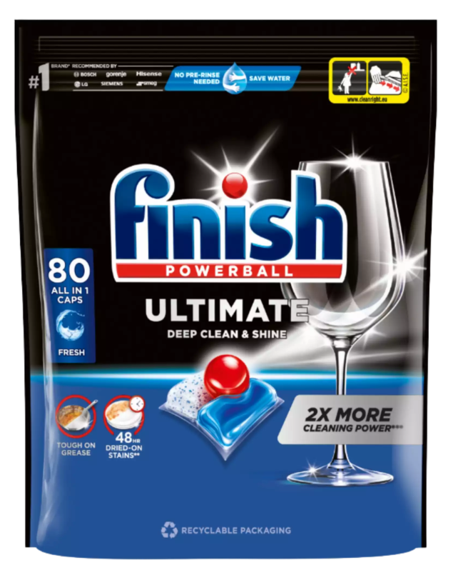 Finish Ultimate All in One – 80 kapsúl Finish Ultimate All in One - 80 kapsúl – Obrázok 1