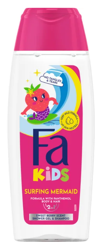 Fa Underwater Mermaid 250ml - detský sprchový gél Fa Underwater Mermaid - detský sprchový gél 250ml – Obrázok 1