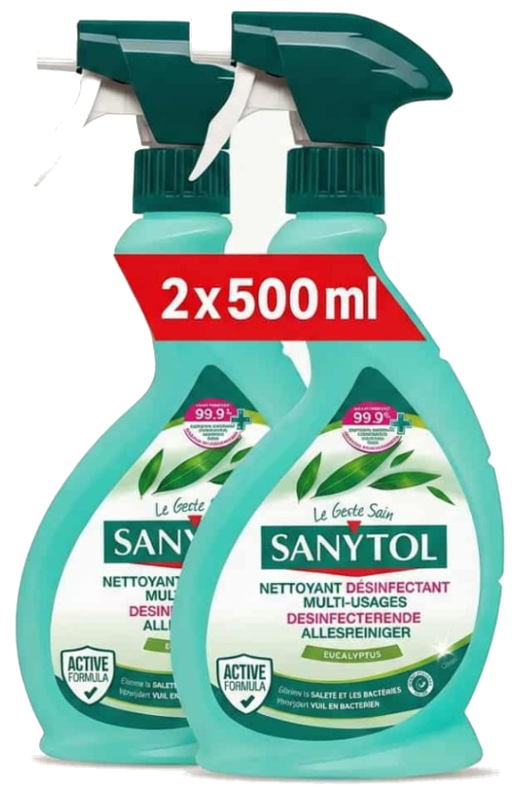 Sanytol Eucalyptus 2x500ml Sanytol Eucalyptus - 2x500ml – Obrázok 1