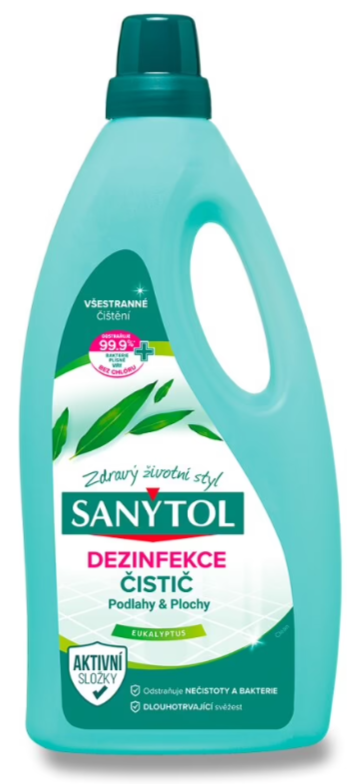 Sanytol čistič podláh 1l Eucalyptus Sanytol čistič podláh Eucalyptus - 1l – Obrázok 1